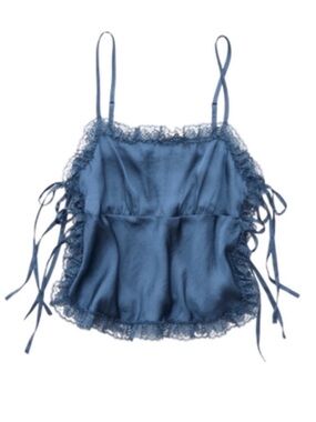 AE Side-Tie Lace Tank Top